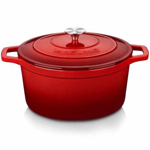 Heavy-Duty Enamel Cast Iron Dutch Oven – Built to Last