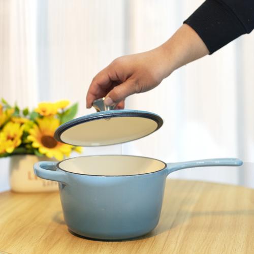 Classic Enamel Cast Iron Milk Saucepan