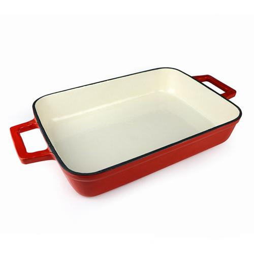 Enameled Cast Iron Rectangle Baking Pan&Fish Pan