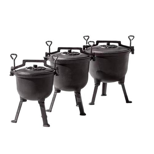 Three Legged Cast Iron Pot Poland Cauldron Camp Pot