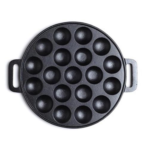 19 Holes Preseasoned Cast Iron Cake Pan